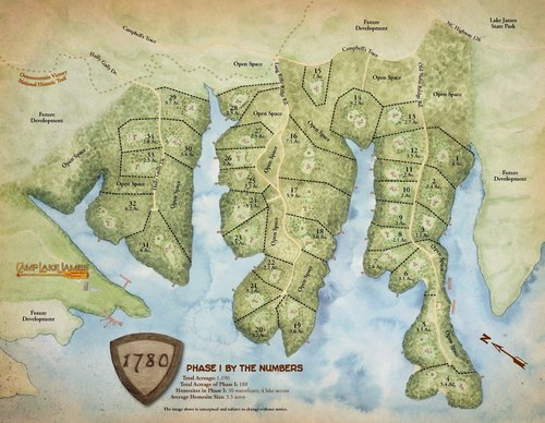 1780 Phase I Community Development Map