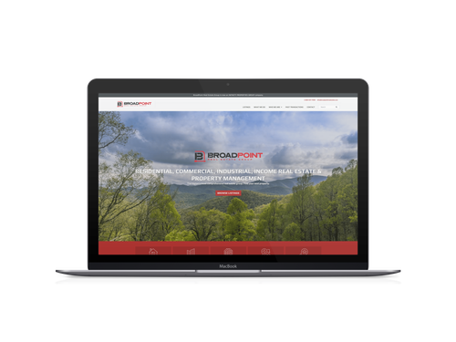 Broadpoint Real Estate website mockup