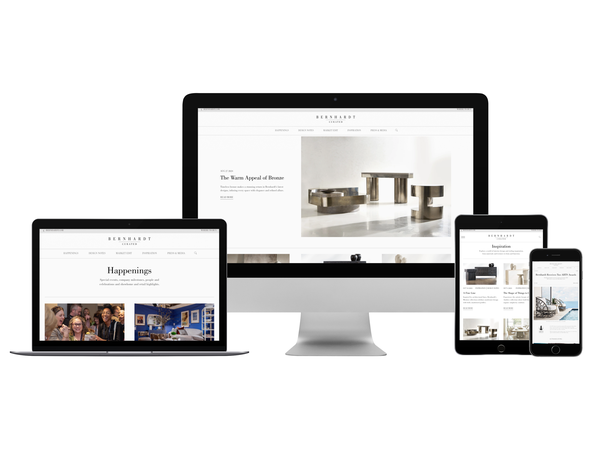 Bernhardt Curated Blog website