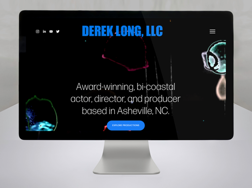 Derek Long LLC Productions Portfolio Website