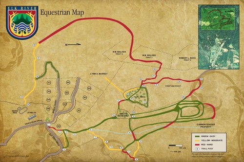 Elk River Club Equestrian Map