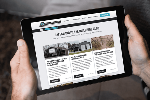 Metal Buildings Blog for digital marketing