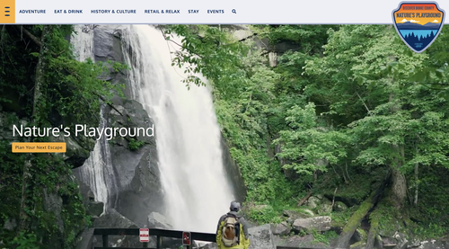 Discover Burke County custom tourism website