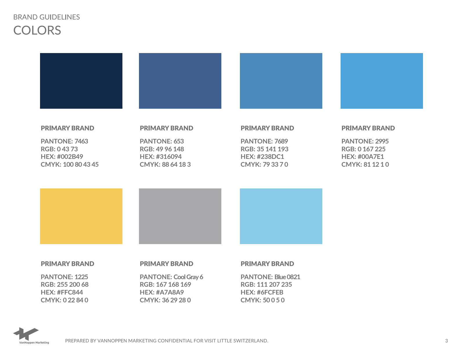 Little Switzerland final brand guidelines colors