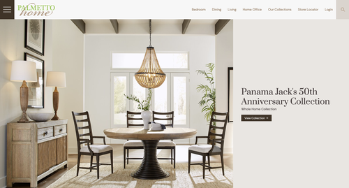 Palmetto Home Panama Jack custom furniture website