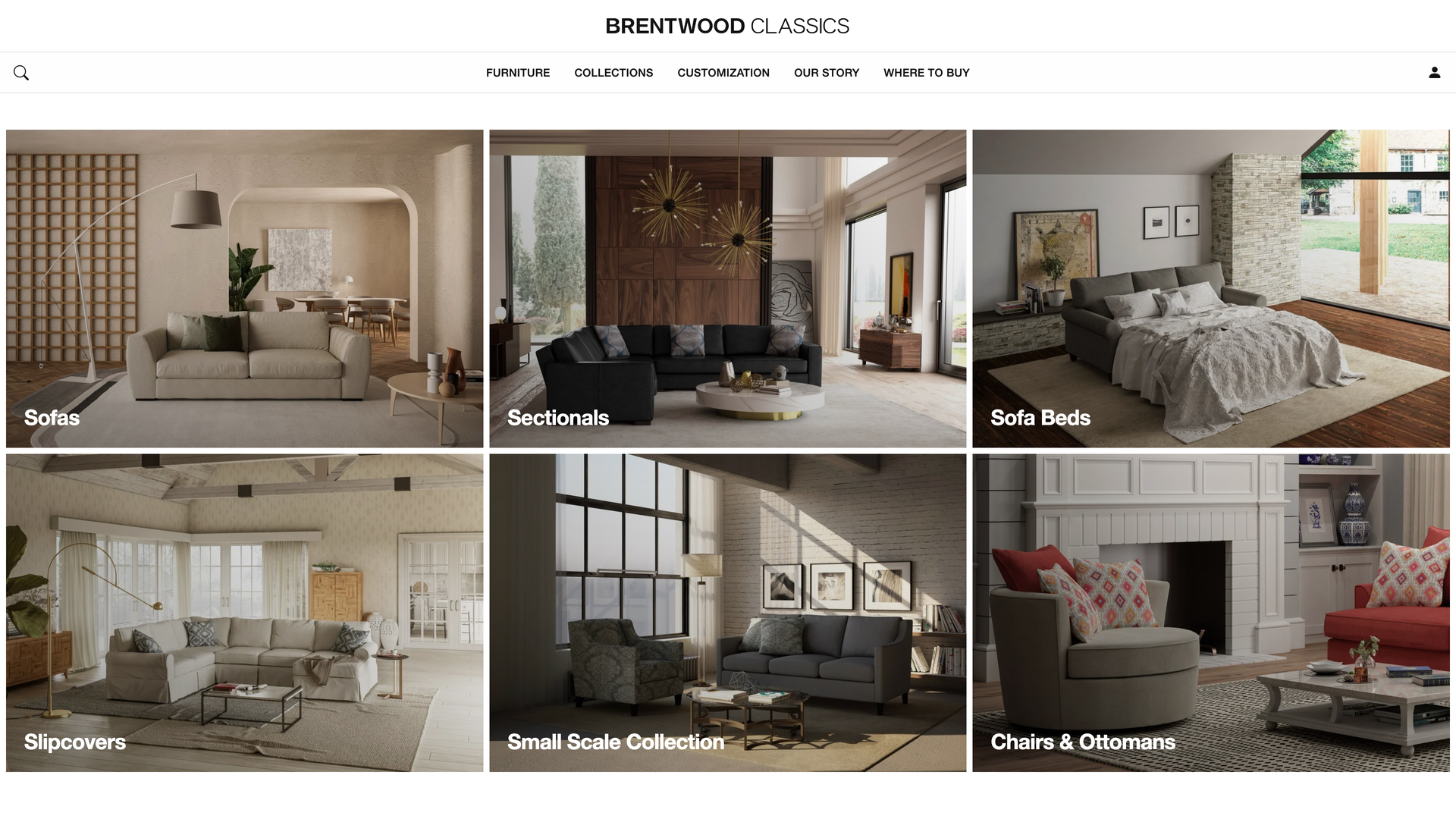 Custom Website for Furniture Manufacturer